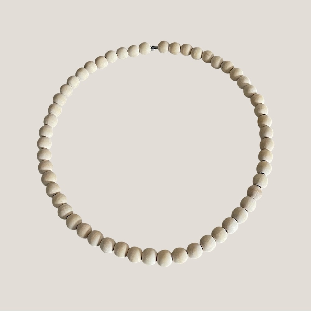 Wood Bead Wreath